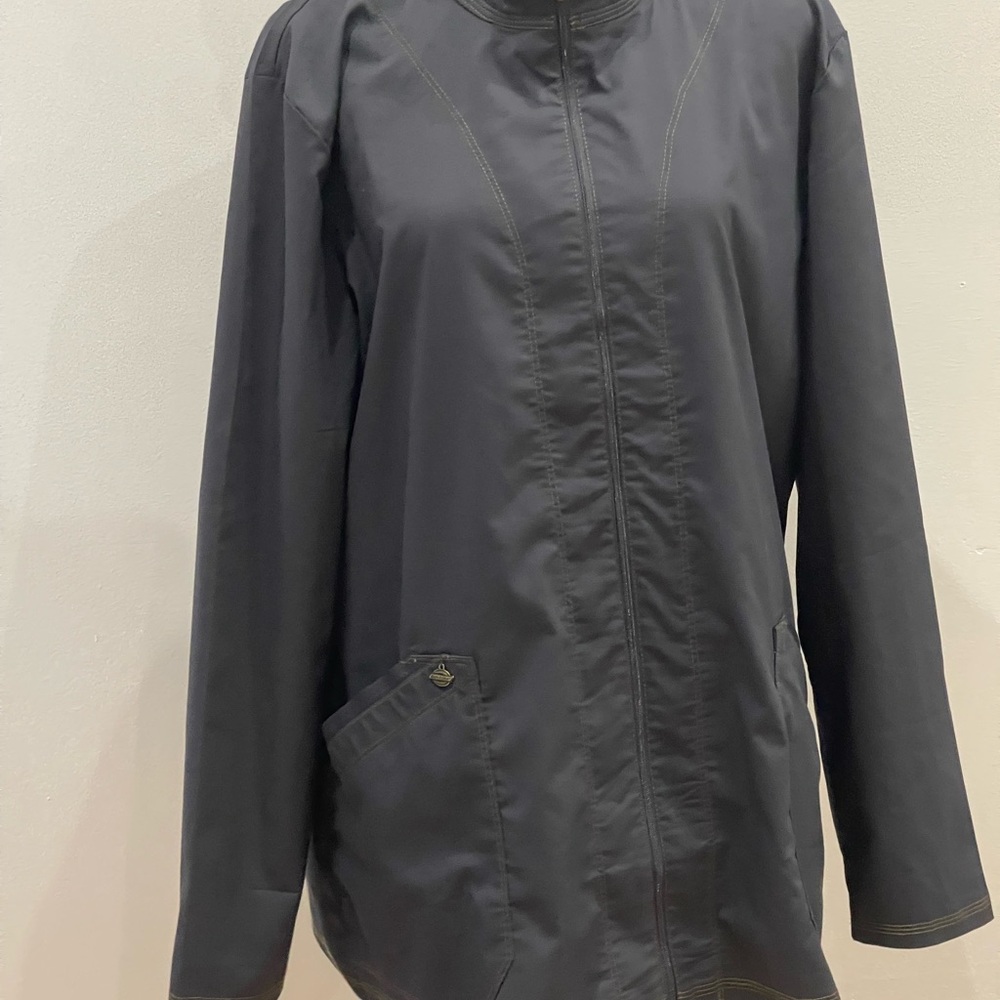 Dickies XL Pewter Lightweight Full Zip with Pockets - Picture 2 of 7